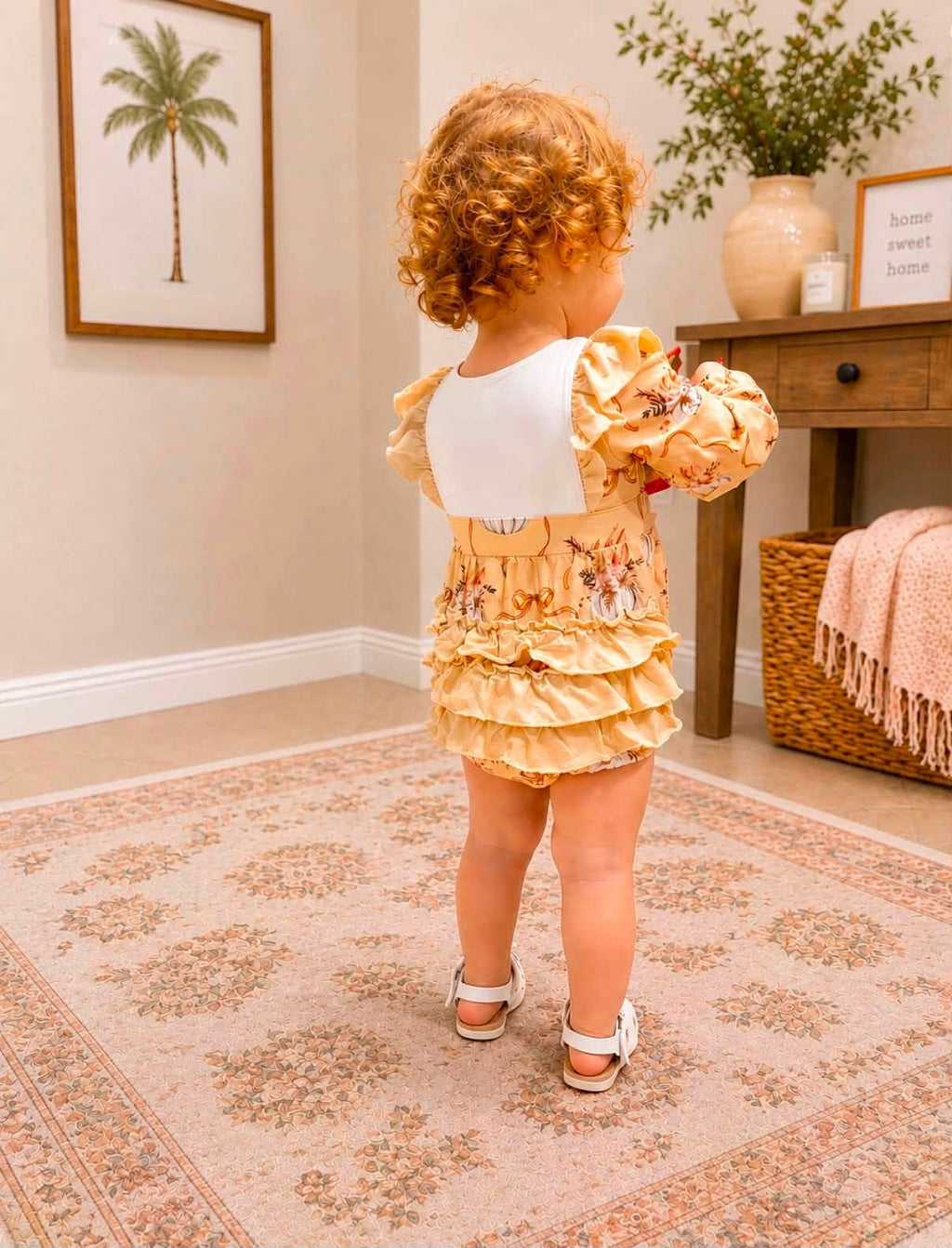 Pretty Pumpkin - Boutique Style Long Sleeve Bubble