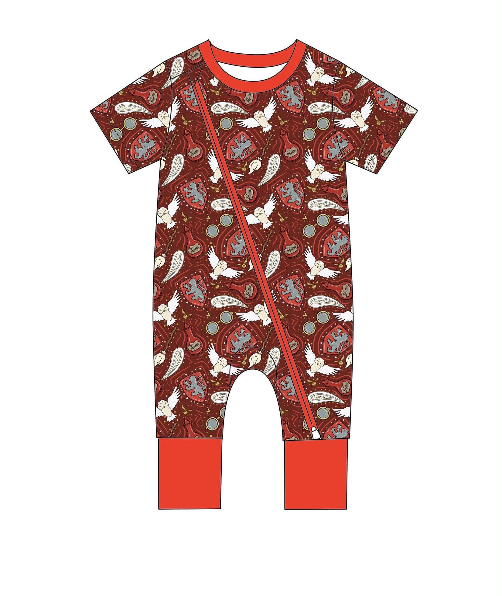 SPECIAL - Scarlet House Magic - Short Sleeve Zippy