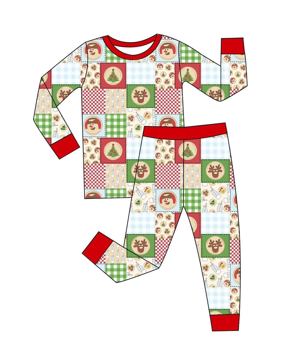 Christmas Cookies - 2 Piece PJ Set Long Sleeve and Pants