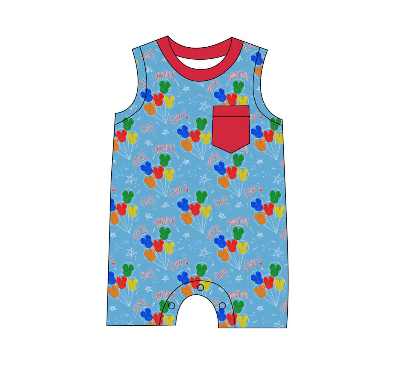 Most Magical Day Ever - Tank Pocket Romper