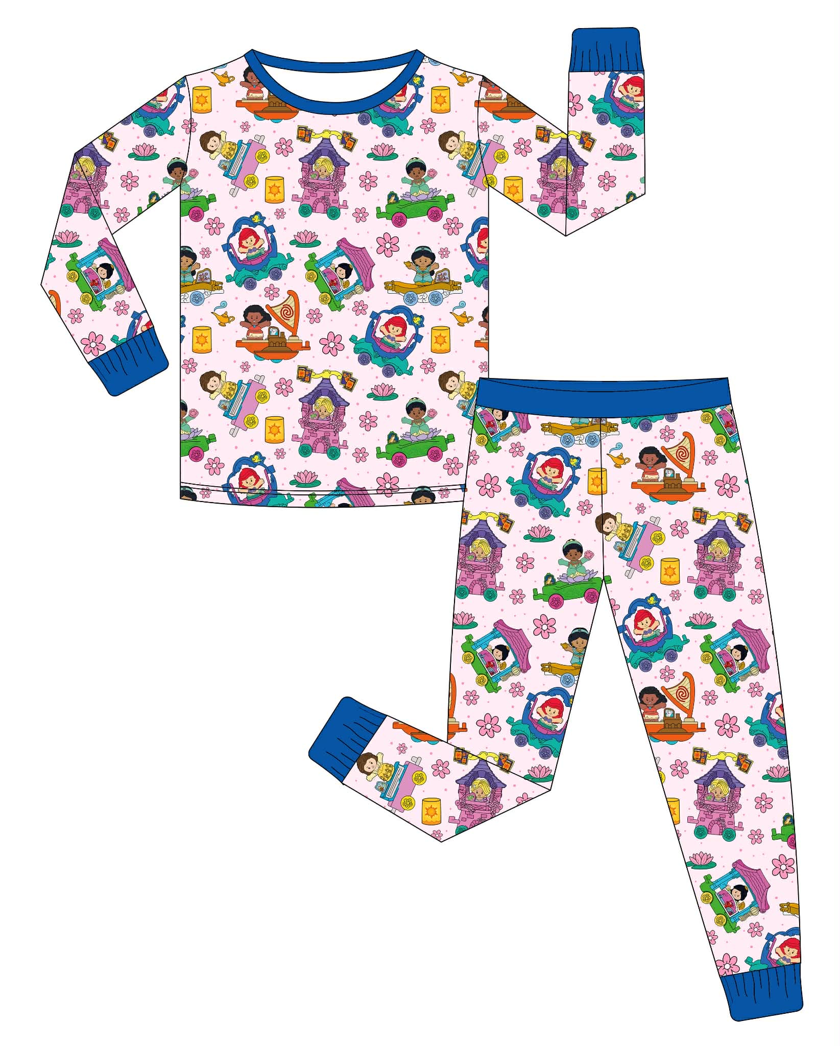 Little Princess Parade - 2 Piece Set Long Sleeve and Pants PJs