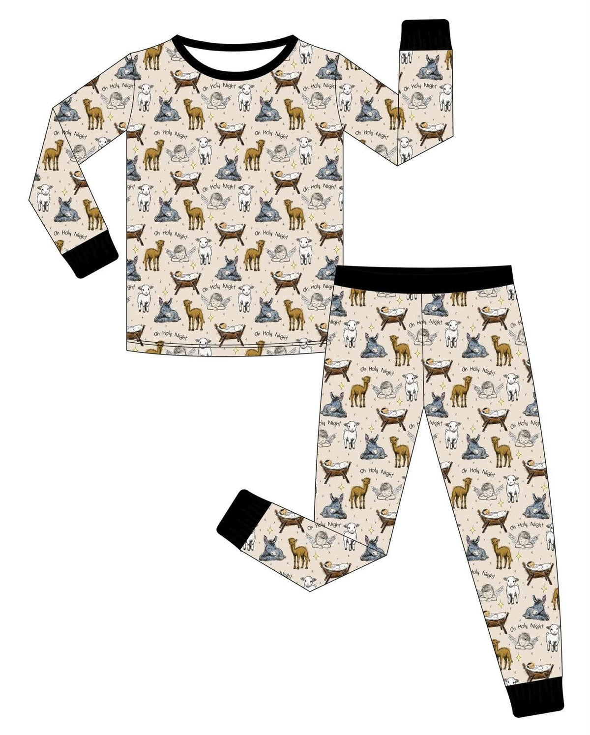Oh Holy Night - 2 Piece PJ Set Long Sleeve and Pants