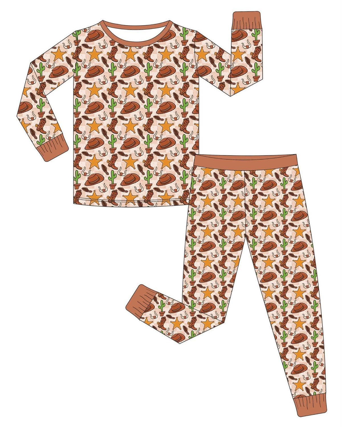Little Wrangler - 2 Piece PJ Set Long Sleeve and Pants
