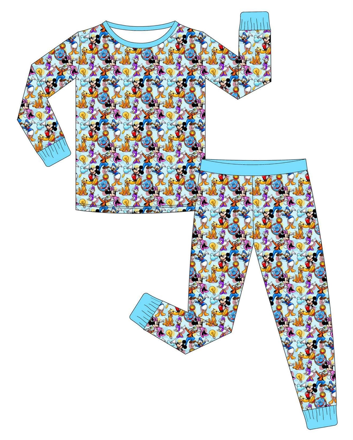 Clubhouse Party - 2 Piece PJ Set Long Sleeve and Pants