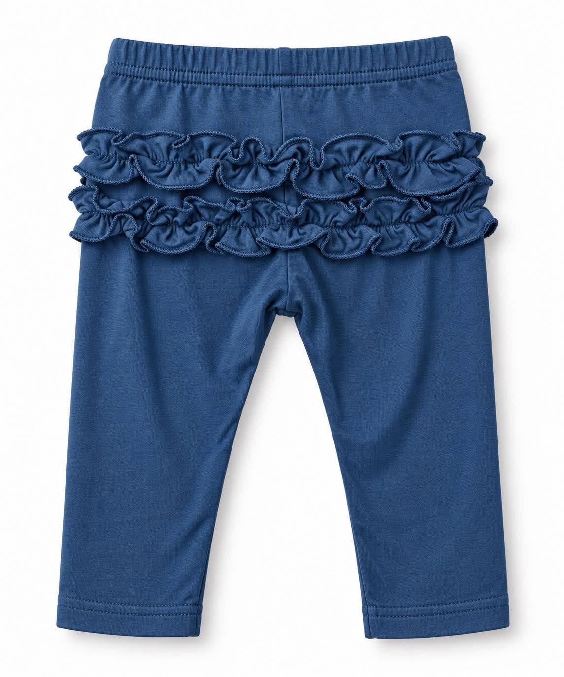 Denim - Kids Ruffle Leggings