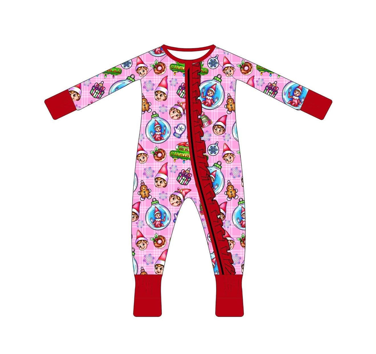 Holiday Mischief - Ruffle Convertible Zippy