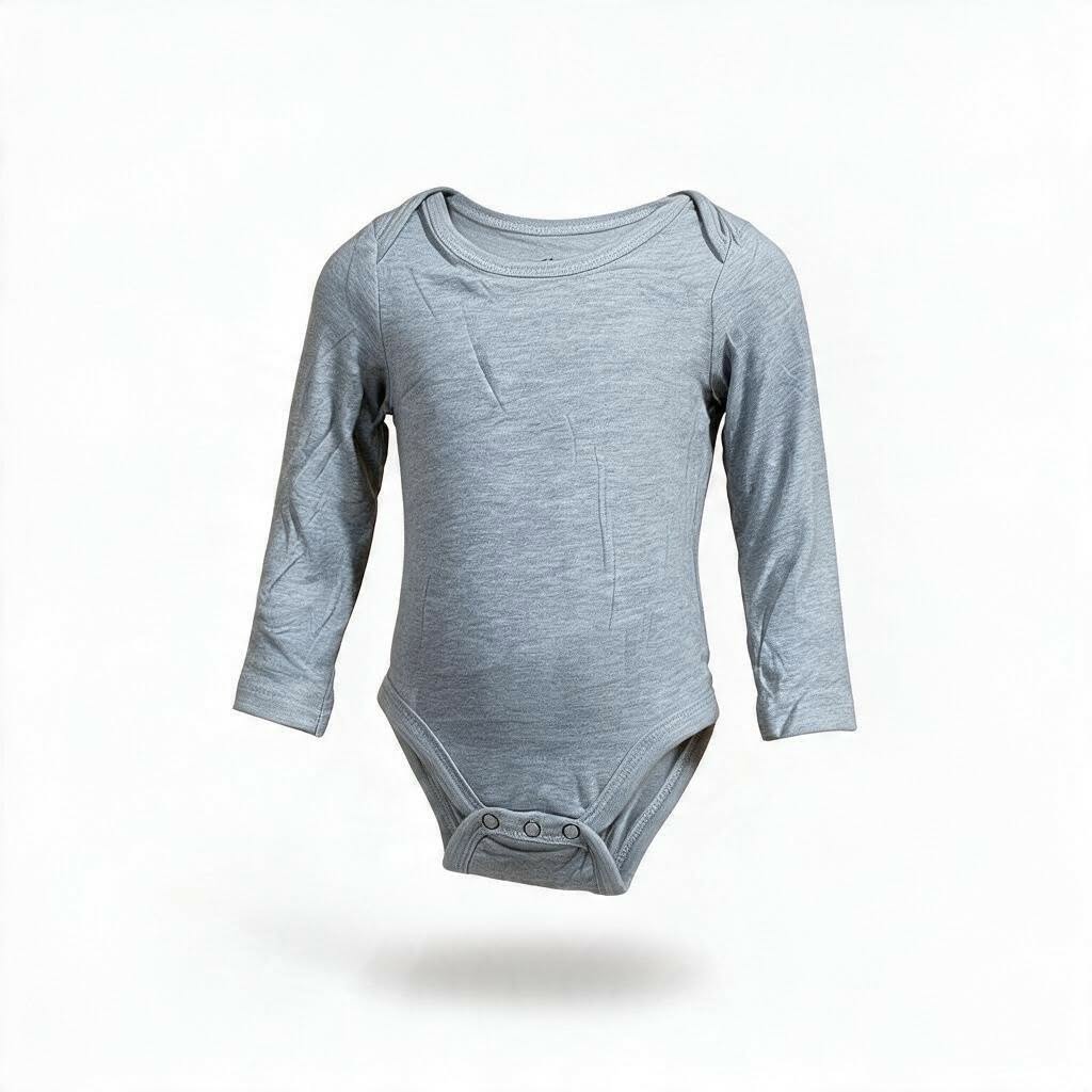 Heather - Long Sleeve Onesie