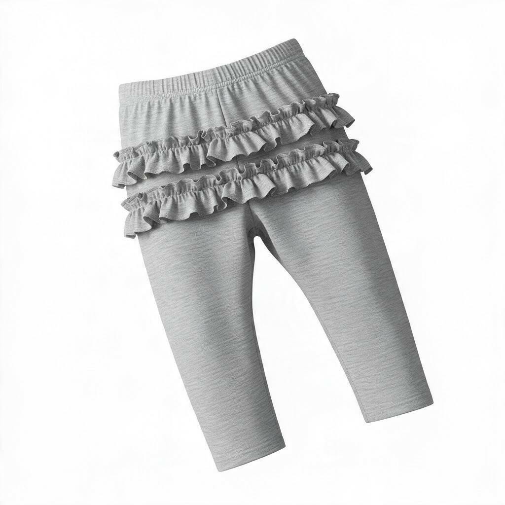 Heather - Kids Ruffle Leggings
