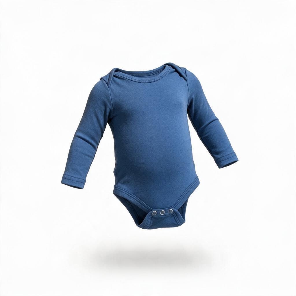 Denim - Long Sleeve Onesie