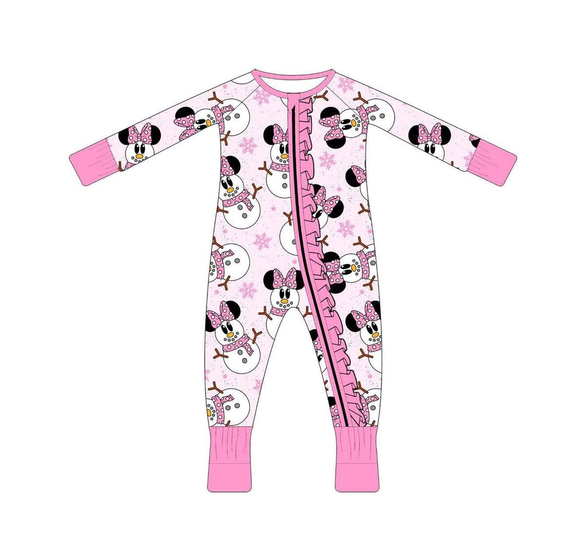 Minnie Snow Day - Ruffle Convertible Zippy
