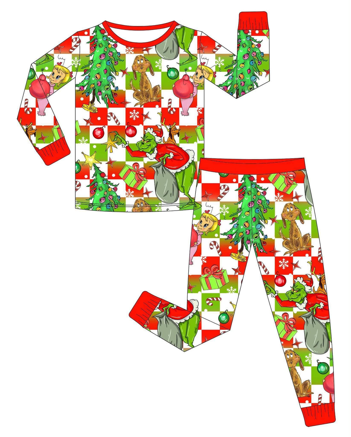 Whoville Christmas - 2 Piece PJs Long Sleeve and Pants