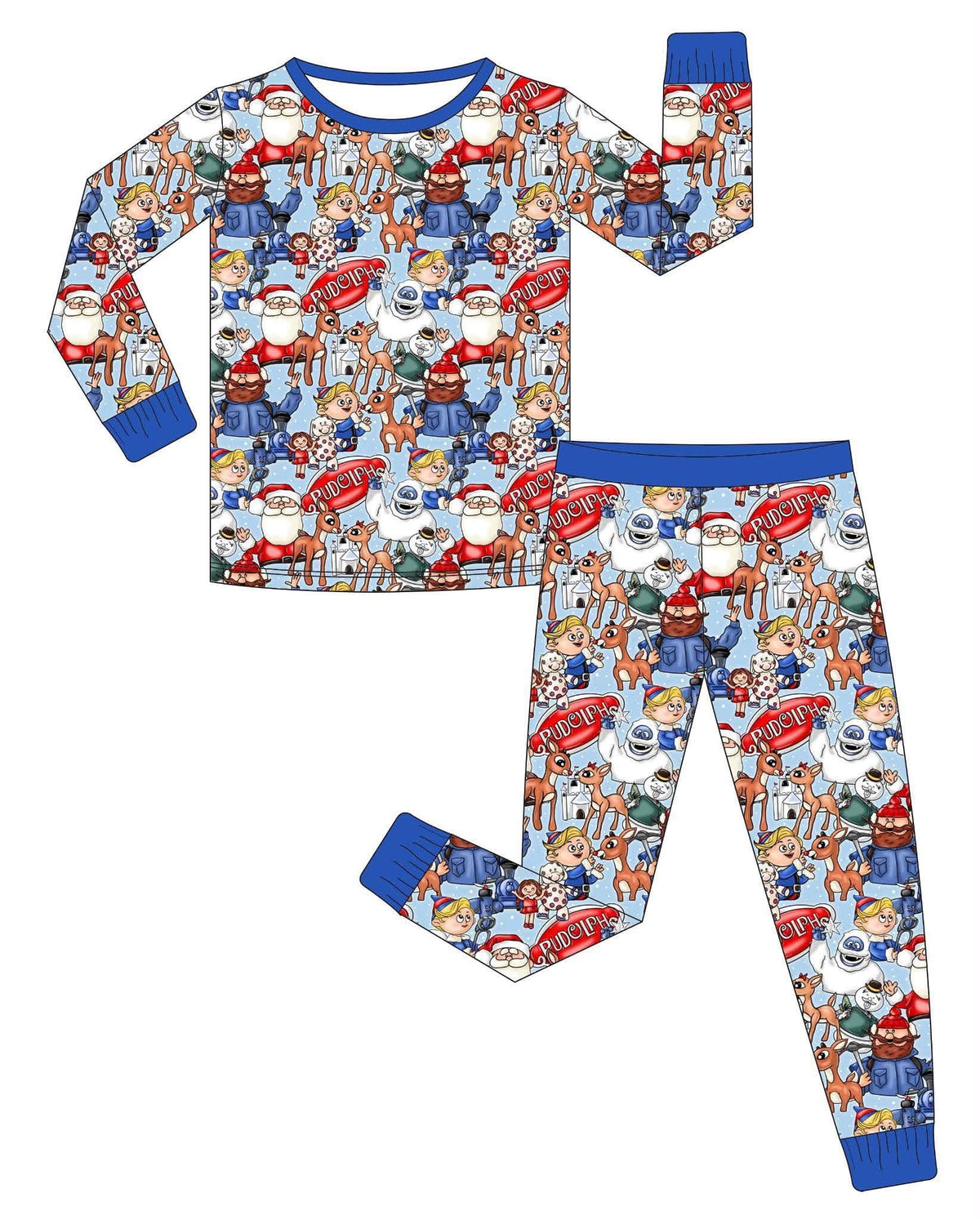 Reindeer Games - 2 Piece Set Long Sleeve and Pants PJs