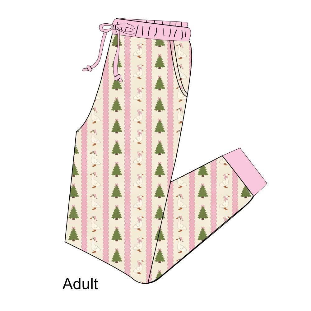 Sugarplum Goose - Adult Joggers