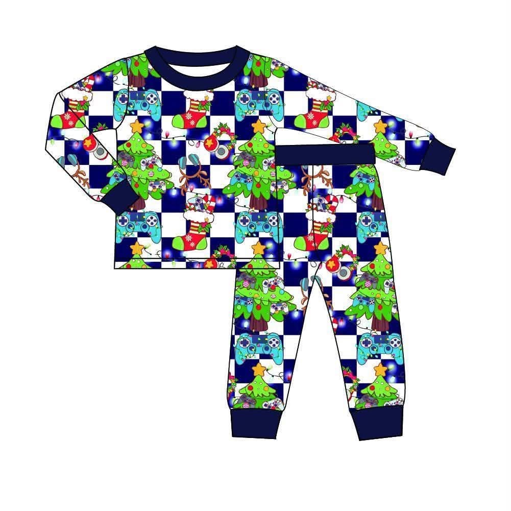 Level Up X-mas - 2 Piece Set Long Sleeve and Pants PJs
