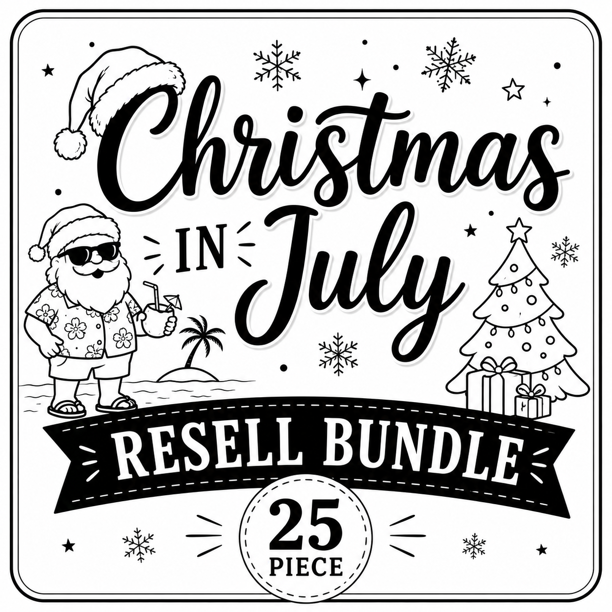 CHRISTMAS Bamboo Bundle 25-pc (no discounts) (Copy)
