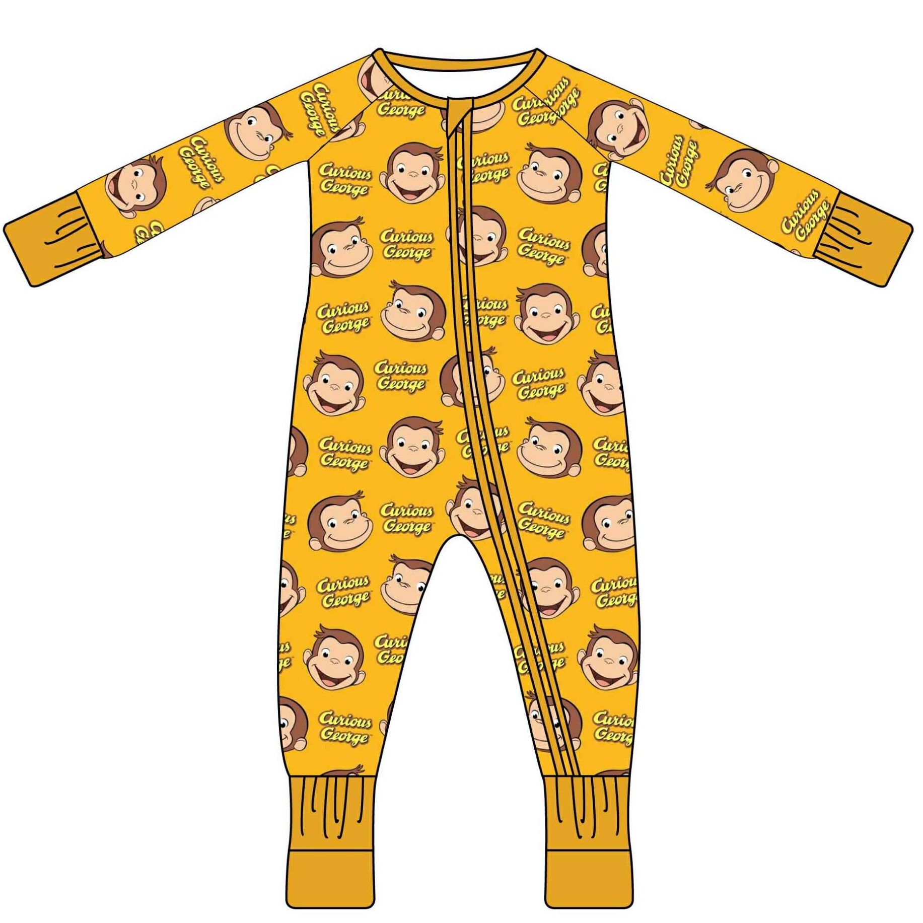 Curious Chimp - Long Sleeve Zippy