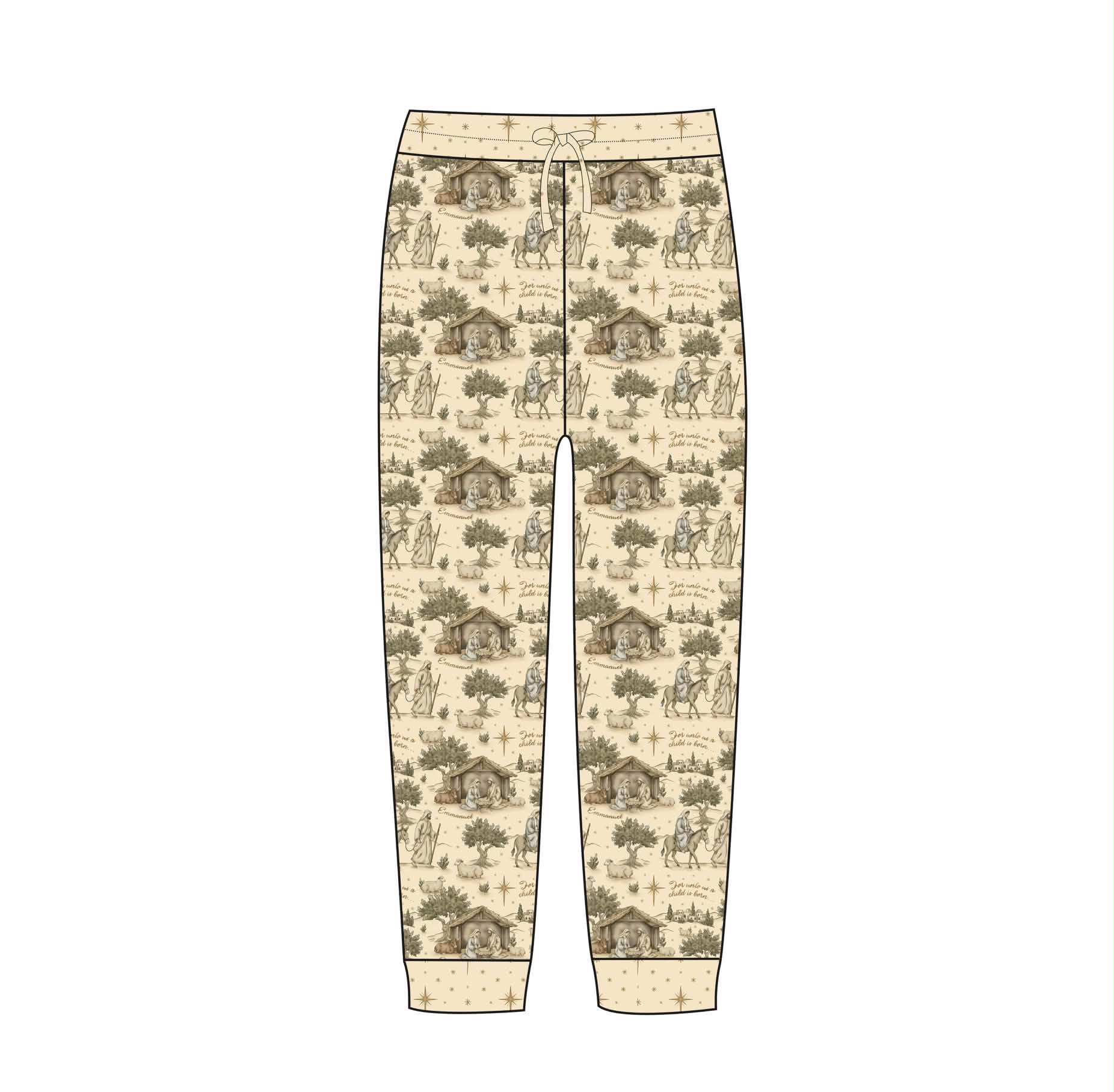 PRE-ORDER - Silent Night, Holy Night - Adult Joggers