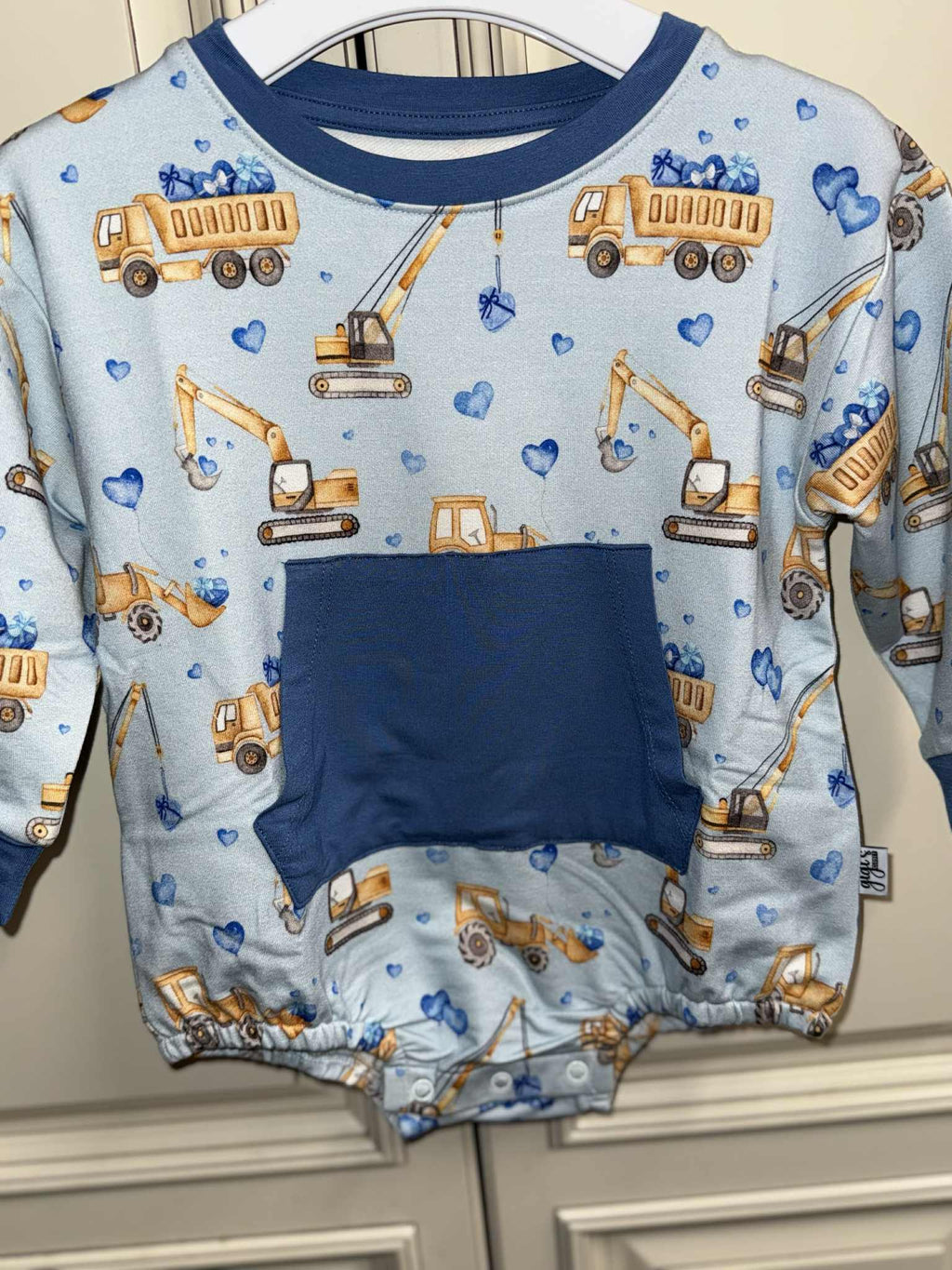 Valentine's Construction - Long Sleeve Bubble