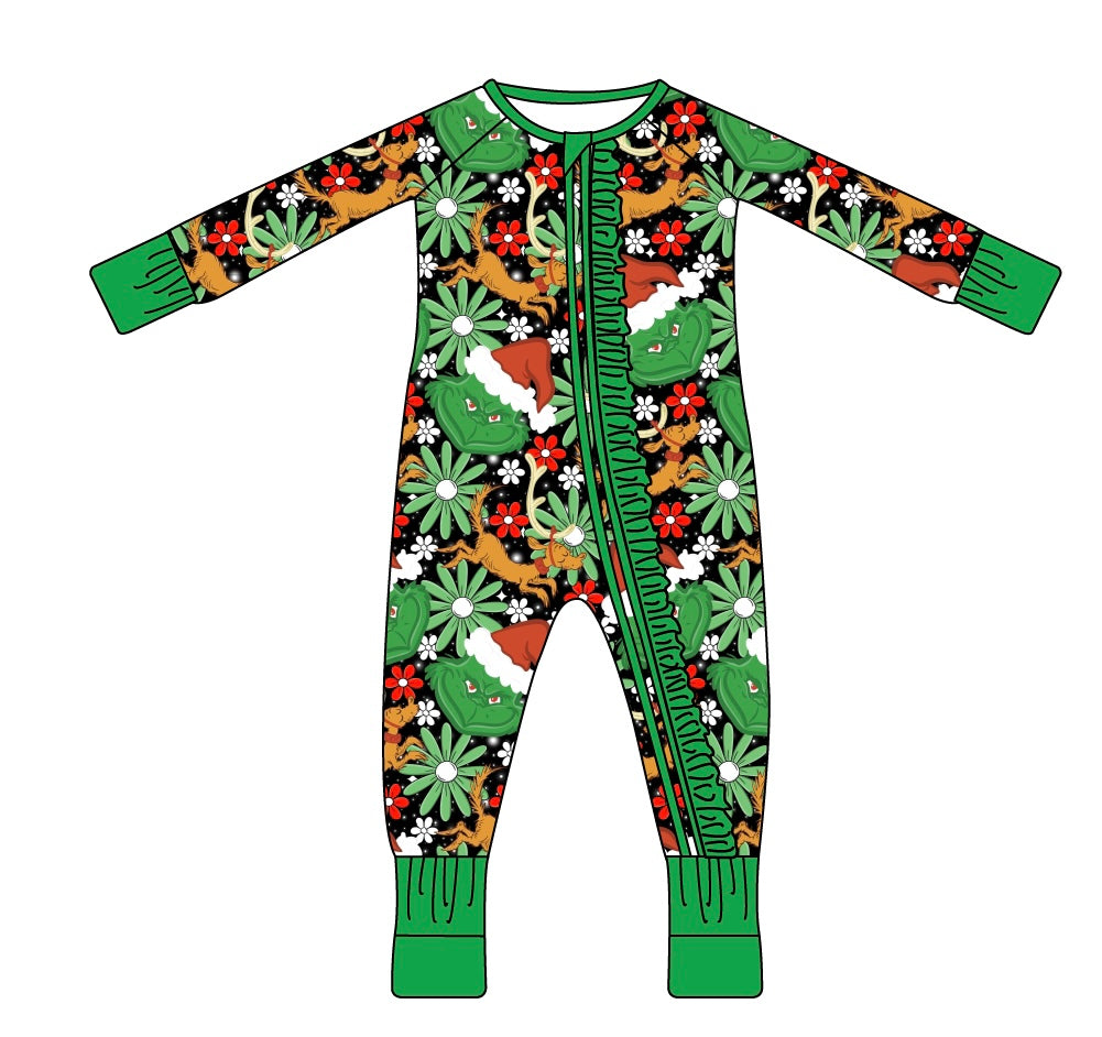 Heart Stealing Grinch - Ruffle Convertible Zippy
