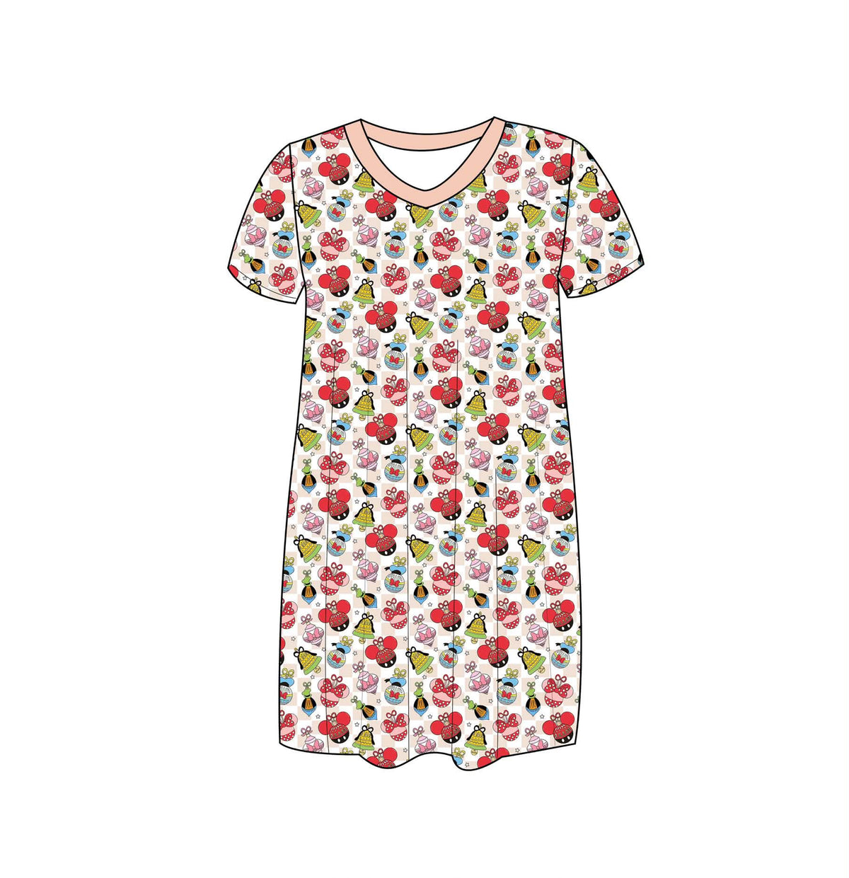 Fab Five Ornaments - Short Long Sleeve MooMoo