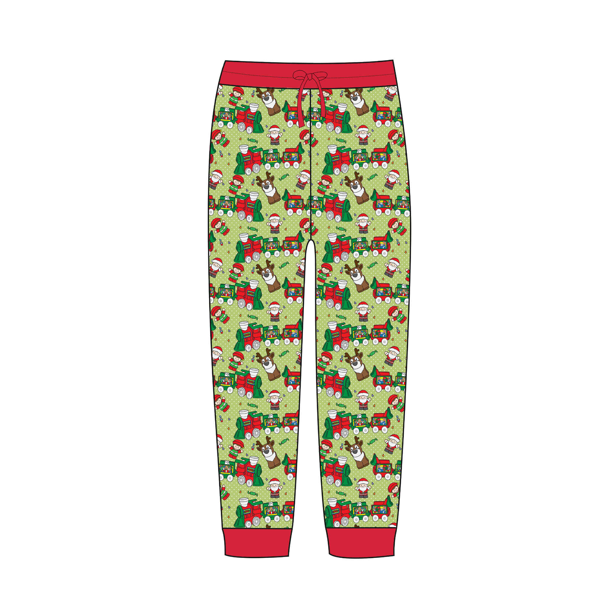 Santa’s Tiny Train
 - Adult Joggers
