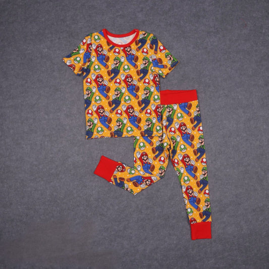 2-Piece PJs Power Up Pals Short Sleeves / Long Pants