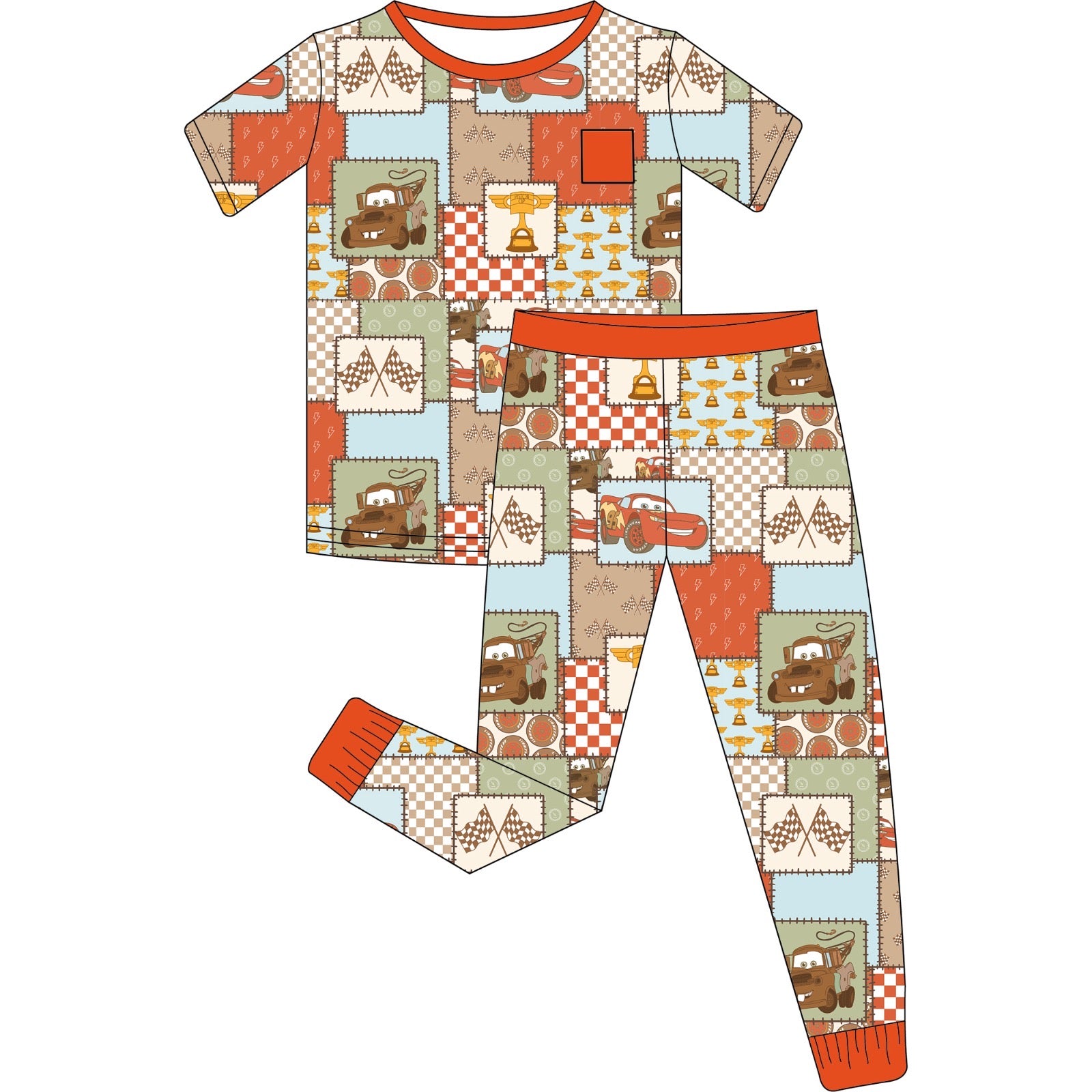 Patchwork Radiator Springs - Crossover Set (Shirt & Joggers)
