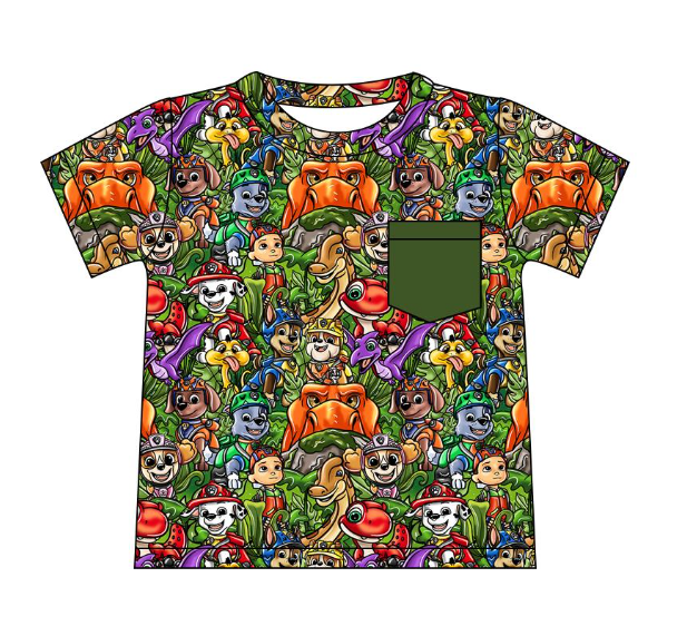 Dino Patrol - Pocket Tee