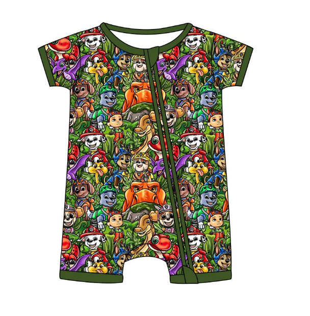 Dino Patrol - Short Sleeve Shorty