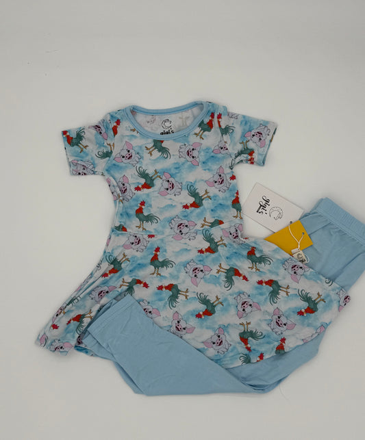 Island Dreams 2-Piece Peplum Set