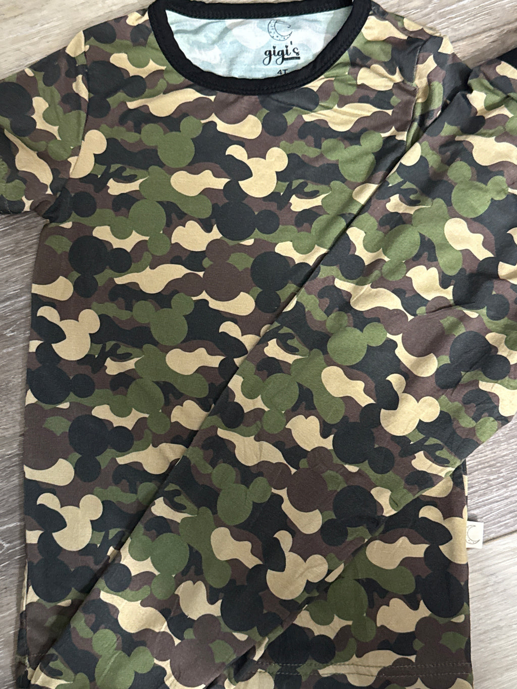 Camo Mouse - 2-Piece Pajama Set short Sleeves
