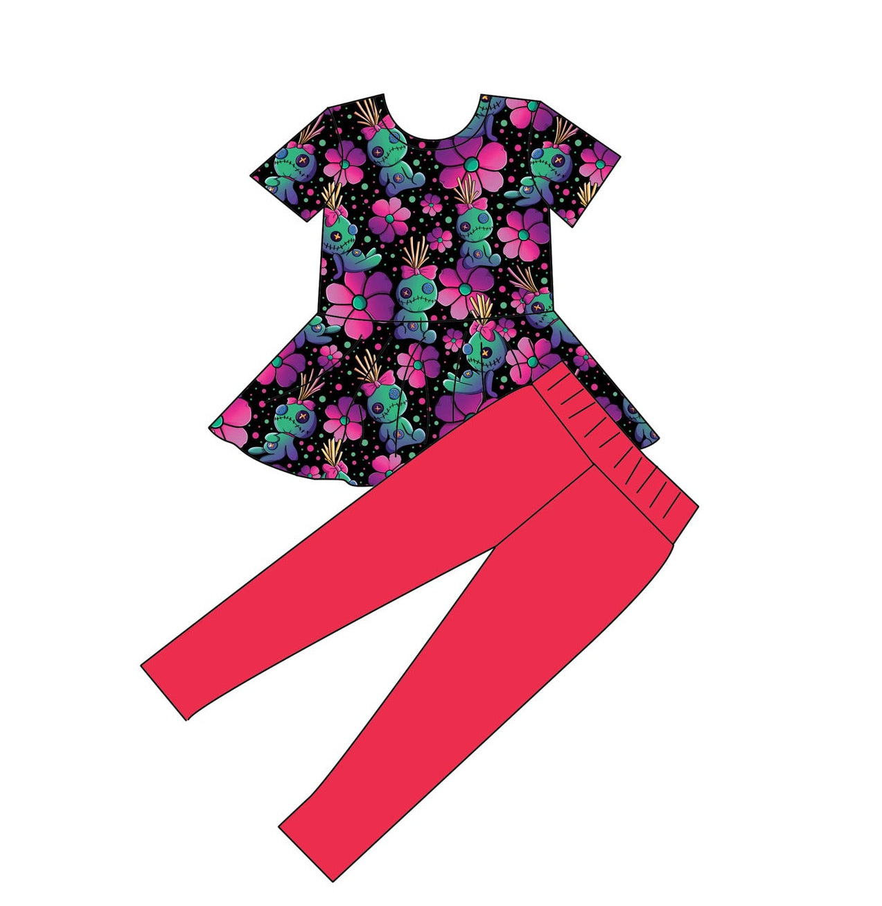Scrump - Peplum Set