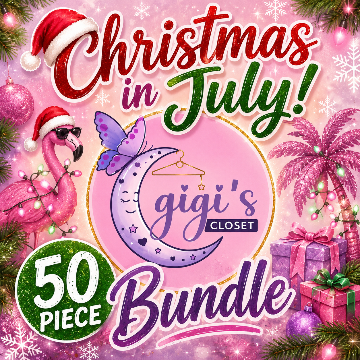 CHRISTMAS Bamboo Bundle 50-pc (no discounts)