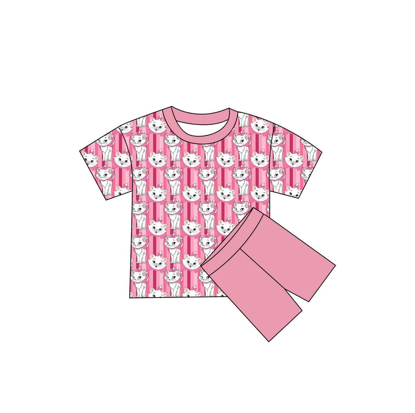 Marie - Boxy Tee and Shorts Daywear Set