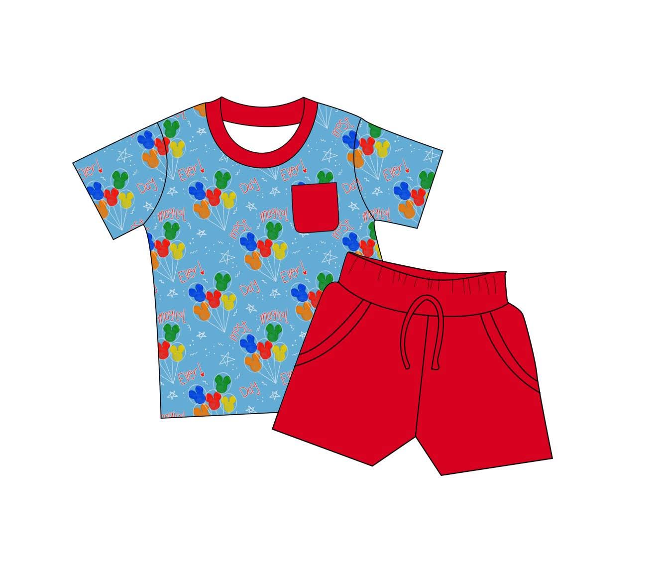 Most Magical Day Ever - Short Sleeve and Drawstring Shorts Daywear Set