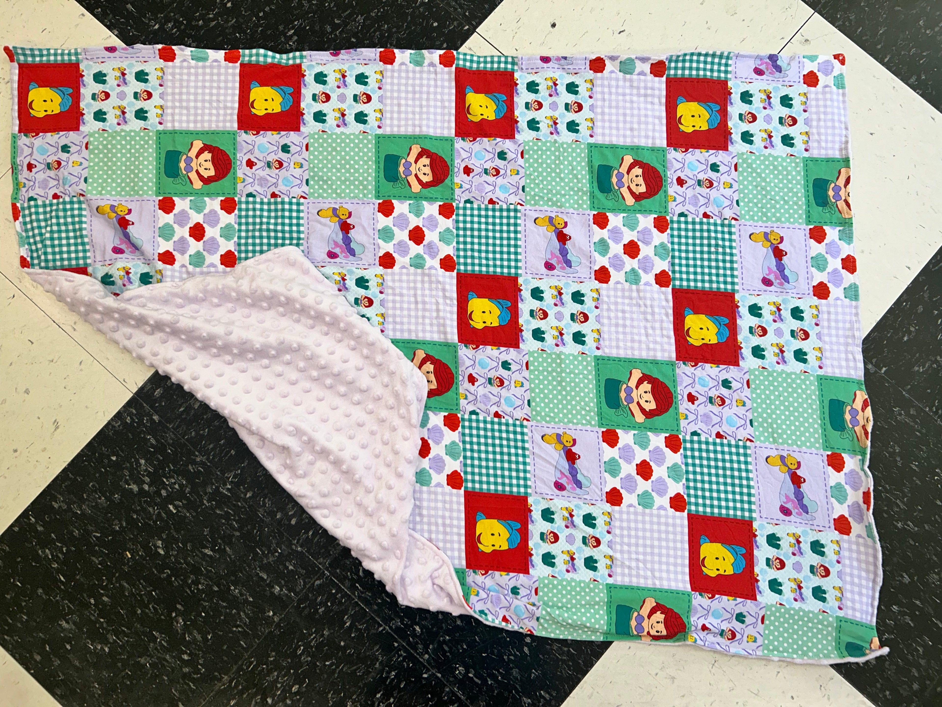 Pick Your Print - 30 x 40 or 60 x 80 Minky Dot Back