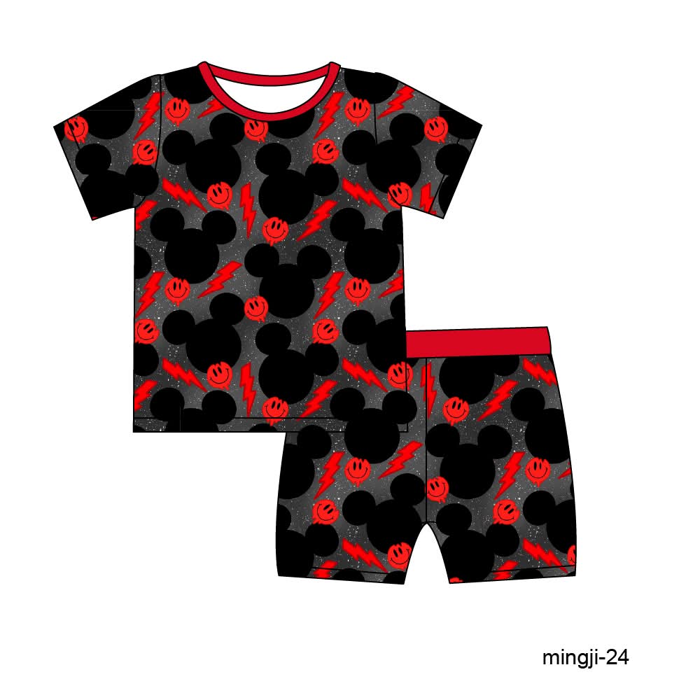 Mouse Mischief PJ Set - Shorts & SS