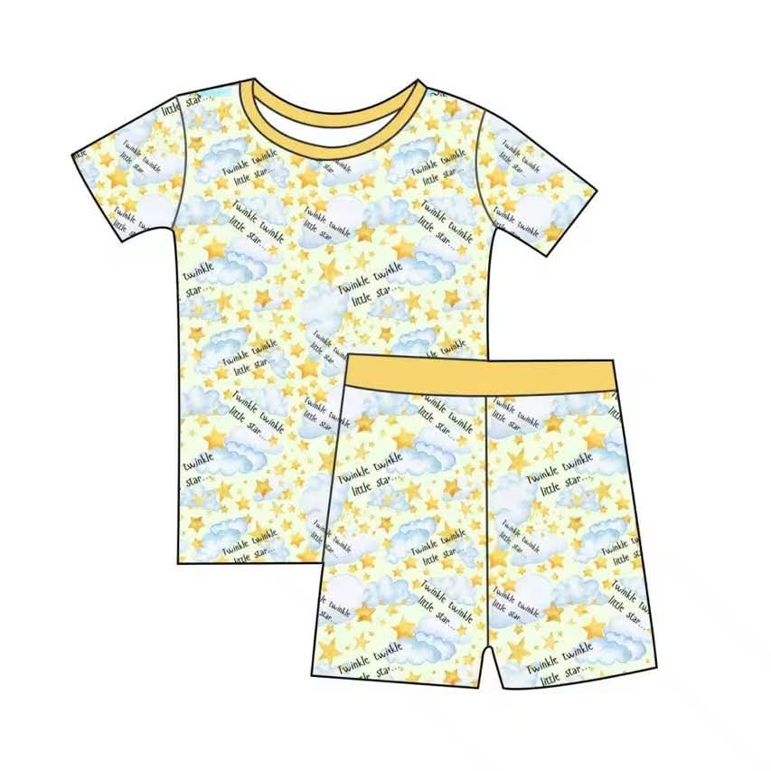 Twinkle Little Star - 2 Piece PJ Set Short Sleeve and Shorts