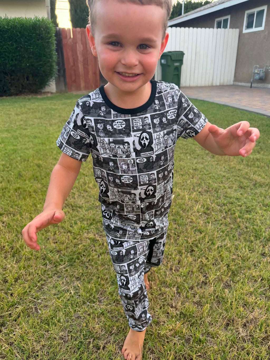 Screaming Peanuts - 2 Piece PJ Set Short Sleeve and Pants