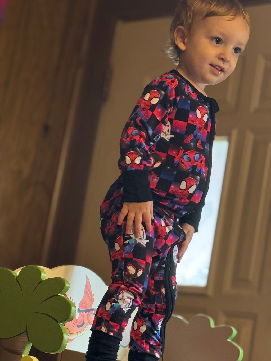 Web Warriors Long Sleeve Convertible Zippy