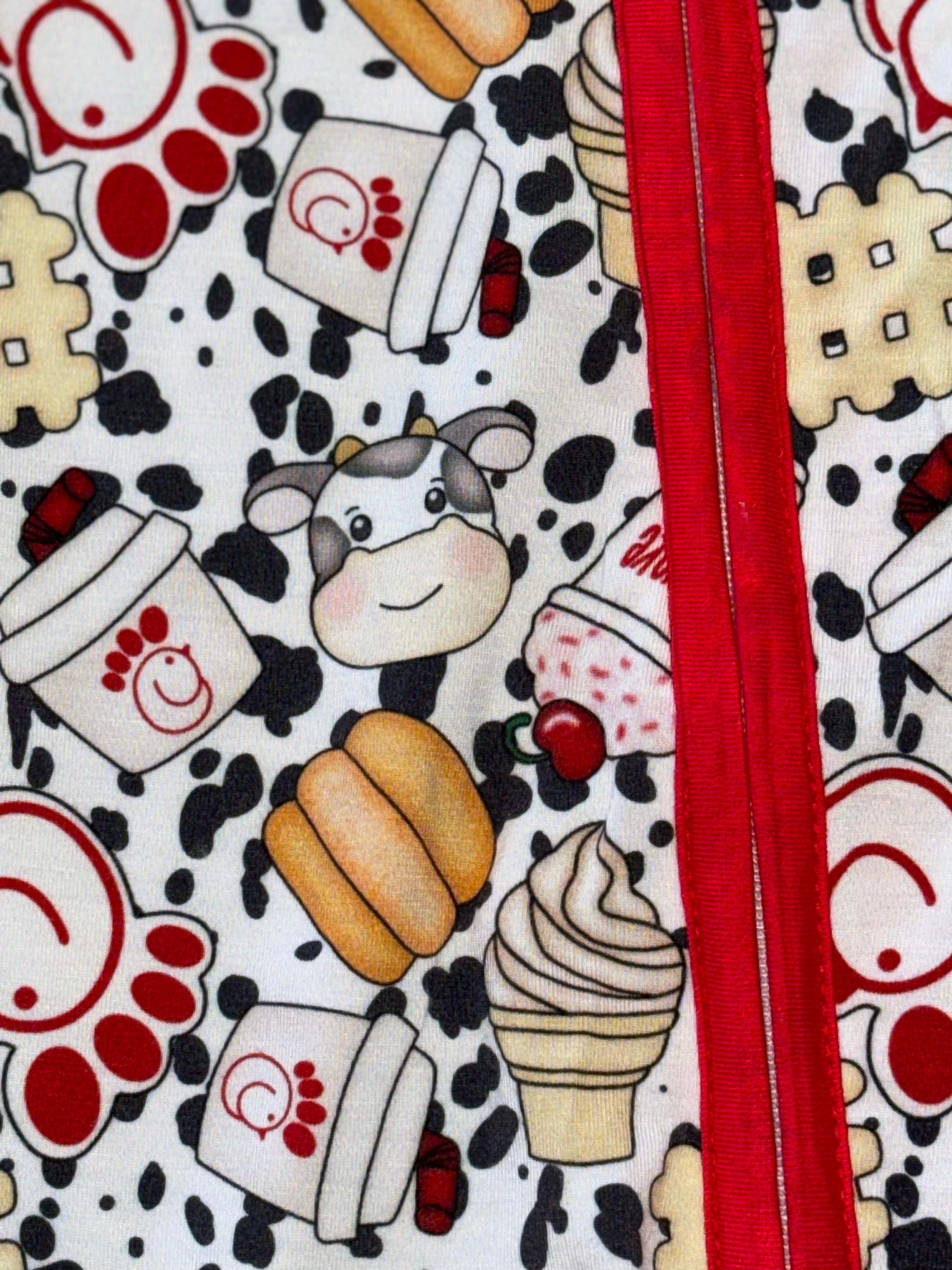 Eat More Chickin - Long Sleeve Convertible Zippy