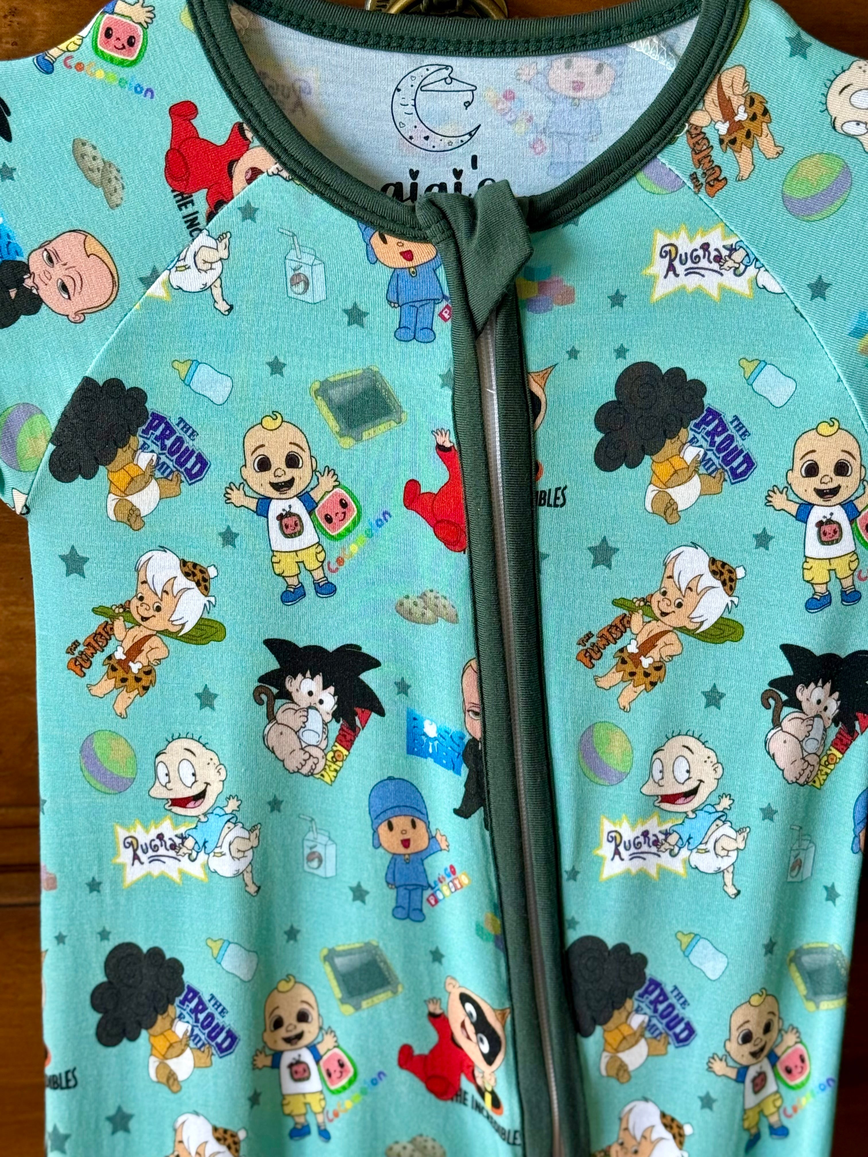 Retro Rascals - Long Sleeve Convertible Zippy