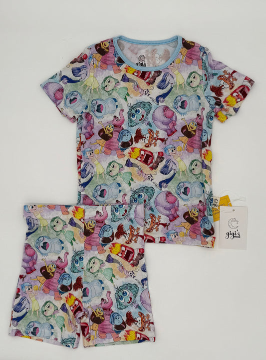 Inside Outburst Short PJ set