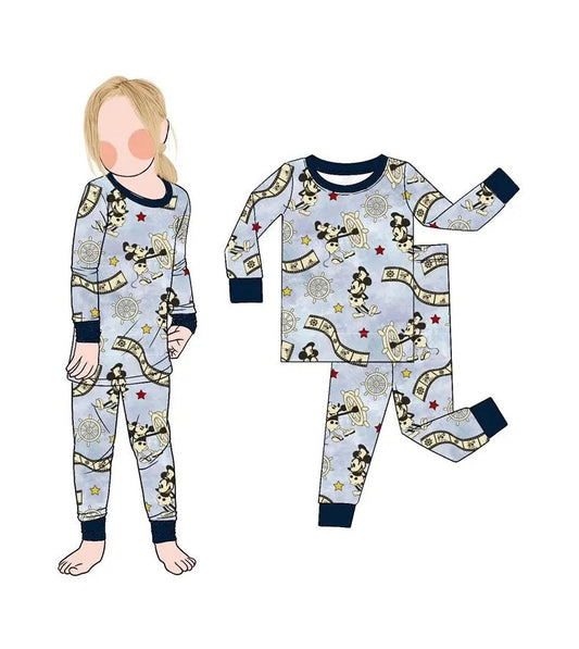 Captain Willie Two-Piece Pajama Set