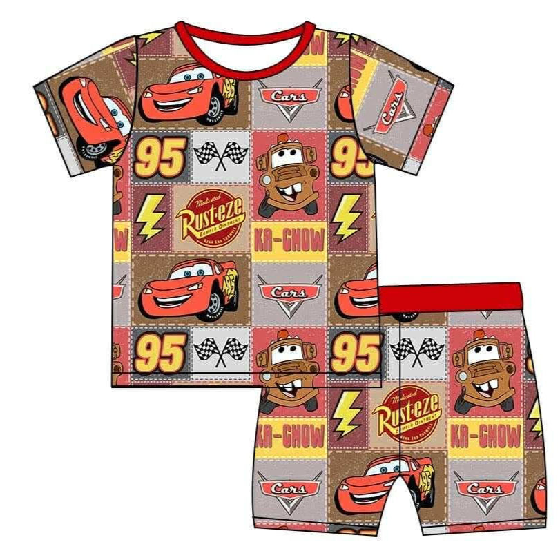 Racing Buddies - 2 Piece Set Short Sleeve and Shorts