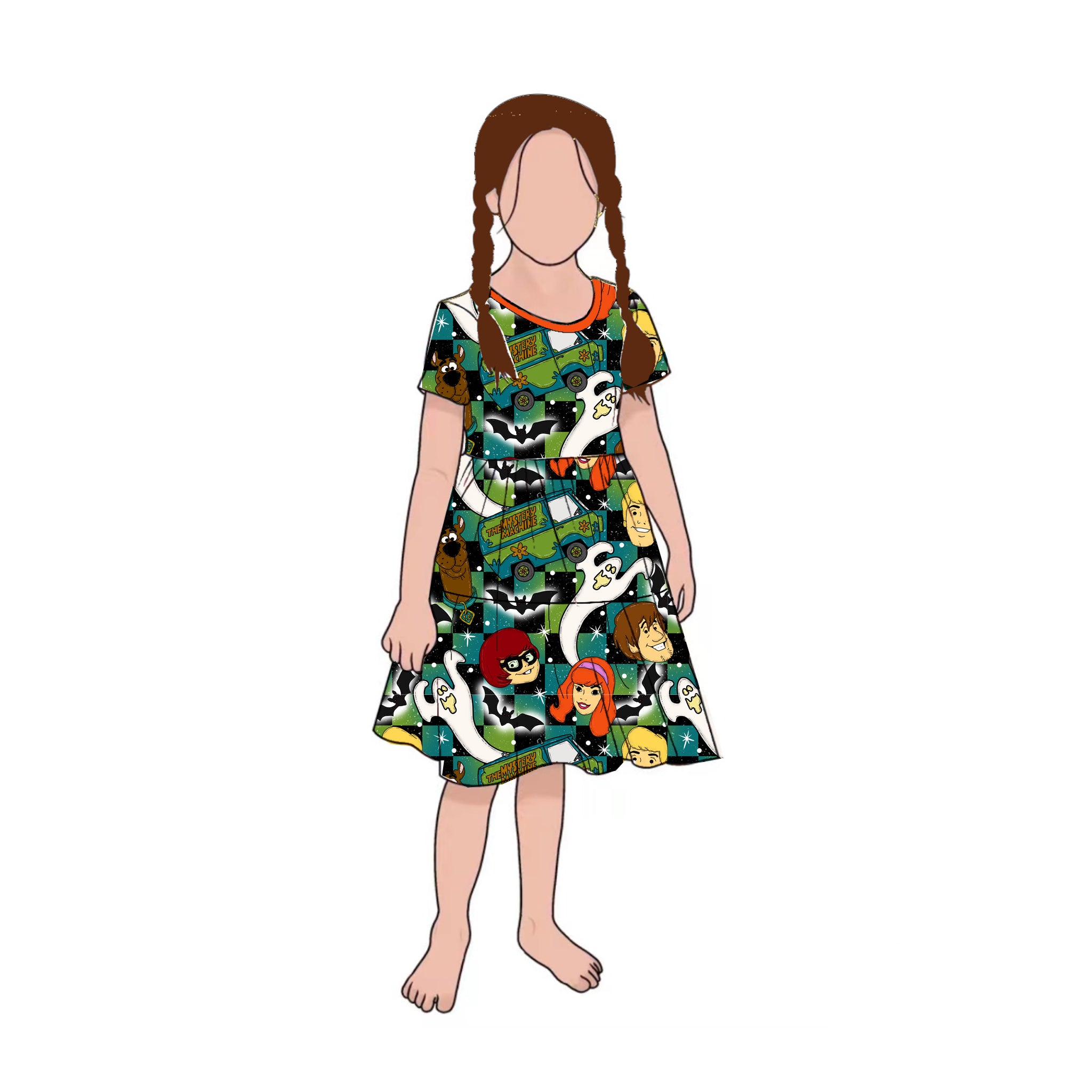 Mystery Machine Mayhem Twirl Dress