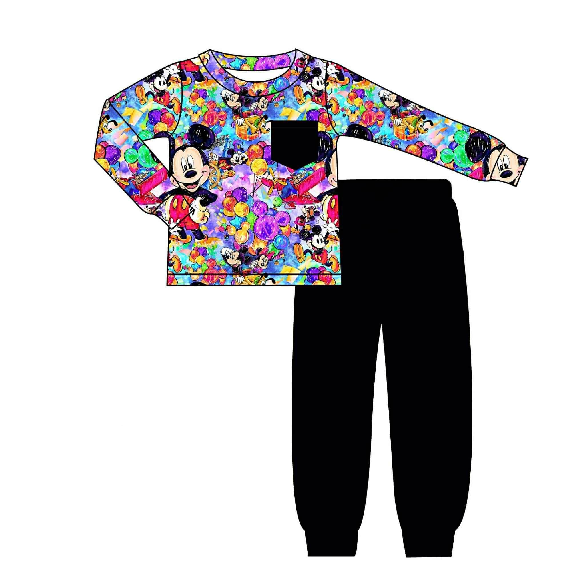 Mousekacheer - 2 Piece Jogger Set with Pocket Tee