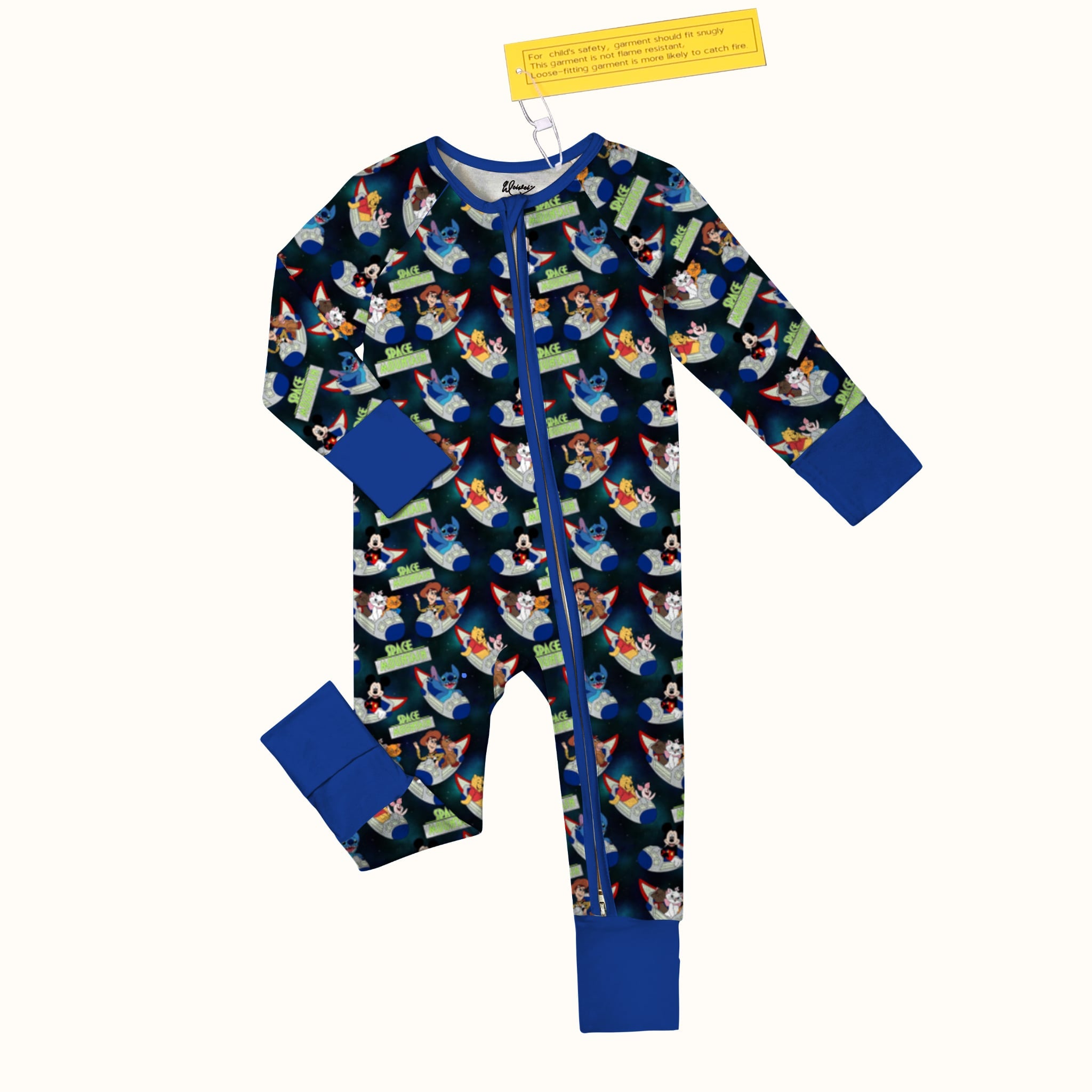 Space Mountain Adventures Long Sleeve Convertible Zippy