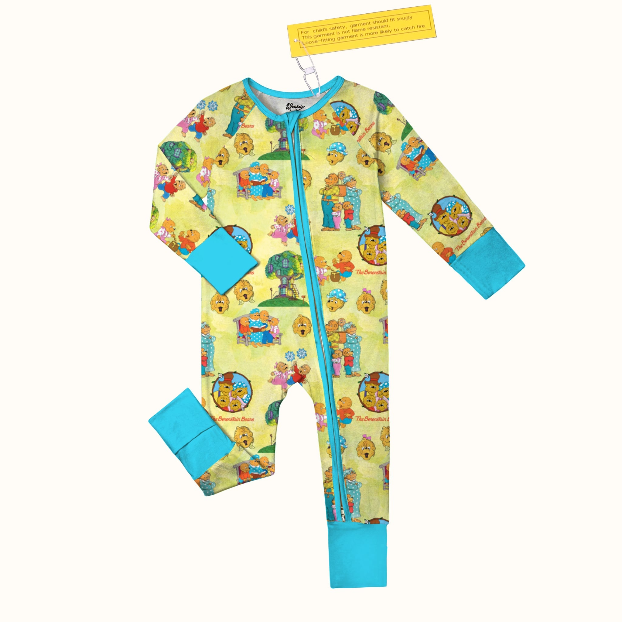 Bear Family Long Sleeve Convertible Zippy