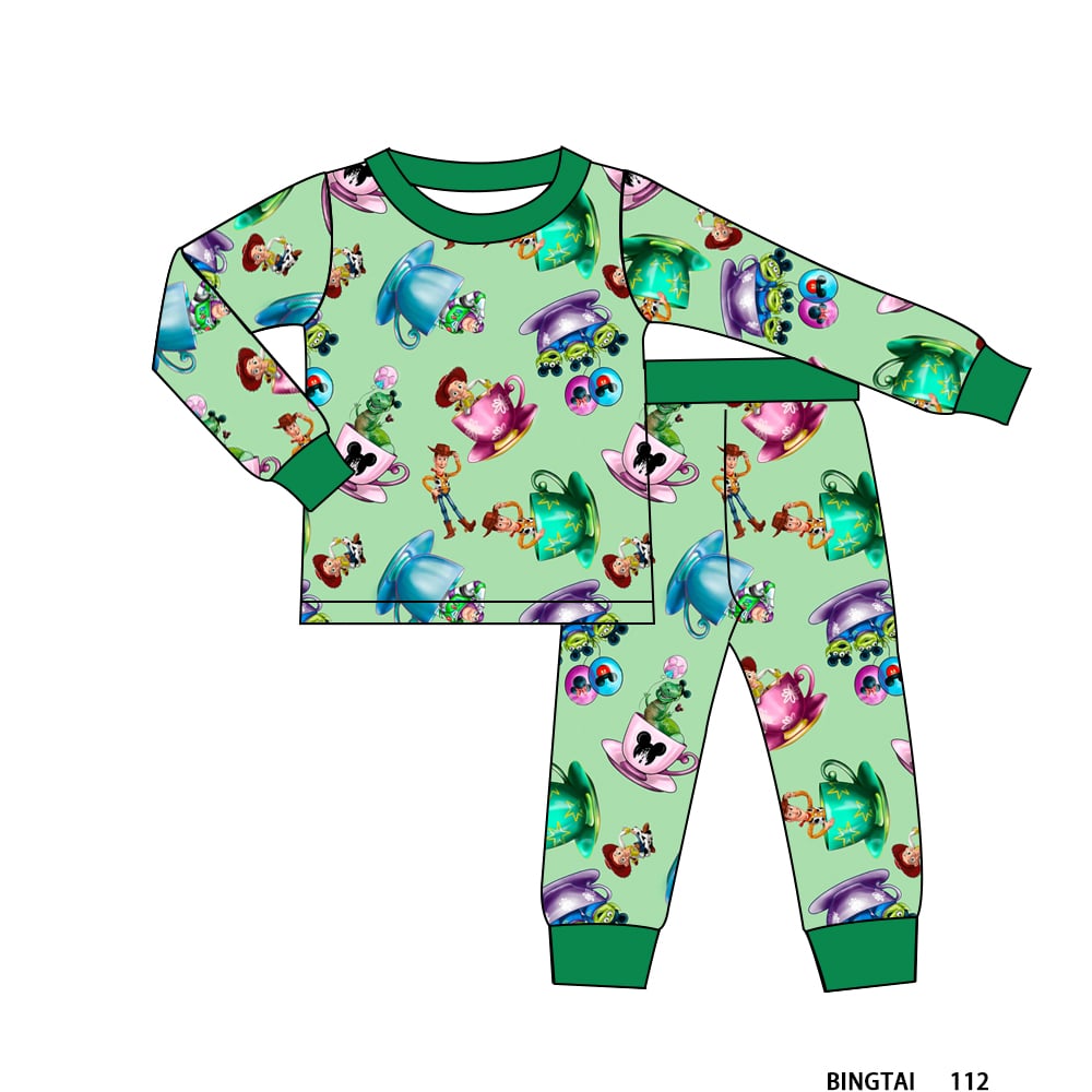 Toy Story Teacups - 2 Piece Set Long Sleeve and Pants PJS